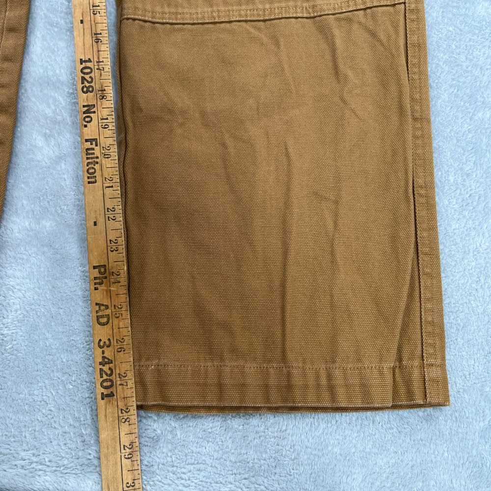 No Boundaries Baggy Carpenter Pants 30x31 Brown Y2K Skate Wide Leg Canvas Grunge - Picture 3 of 10
